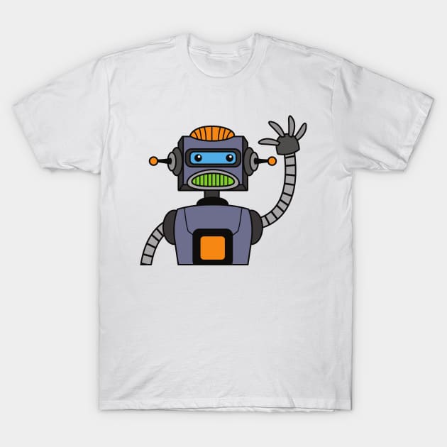 Robot Animation Design T-Shirt by Abeer Ahmad